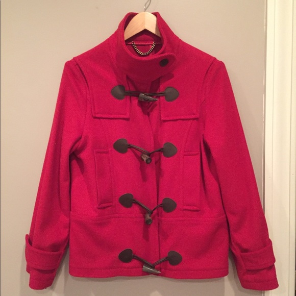 Barbour Jackets \u0026 Coats | Barbour Alice Duffle Coat | Color: Red | Size: 4 | Taylorswall's Closet